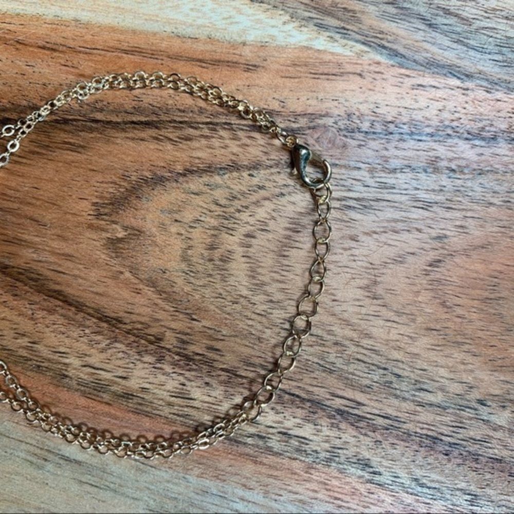 Boho Gold & Rhinestone Hand Chain Bracelet - Picture 6 of 8